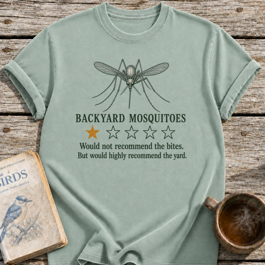 Backyard Mosquitoes Review T-Shirt