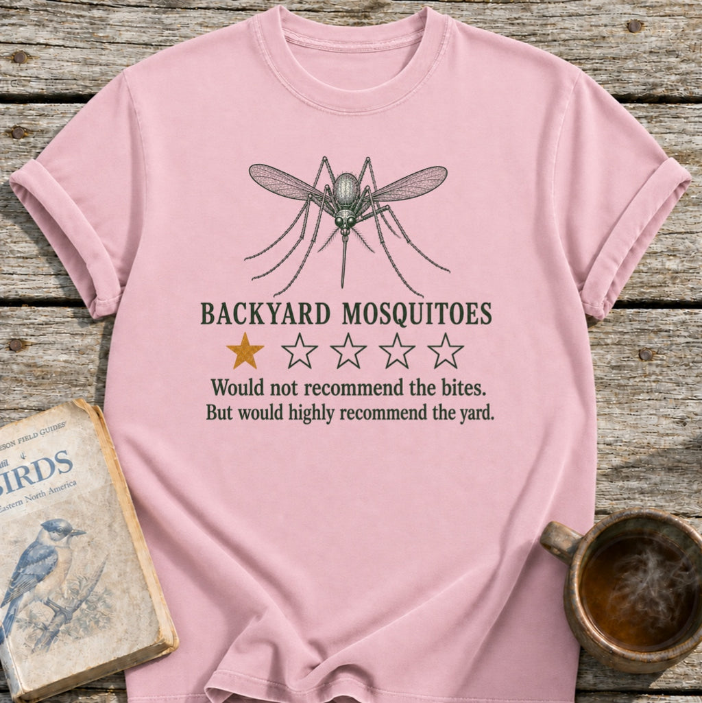 Backyard Mosquitoes Review T-Shirt