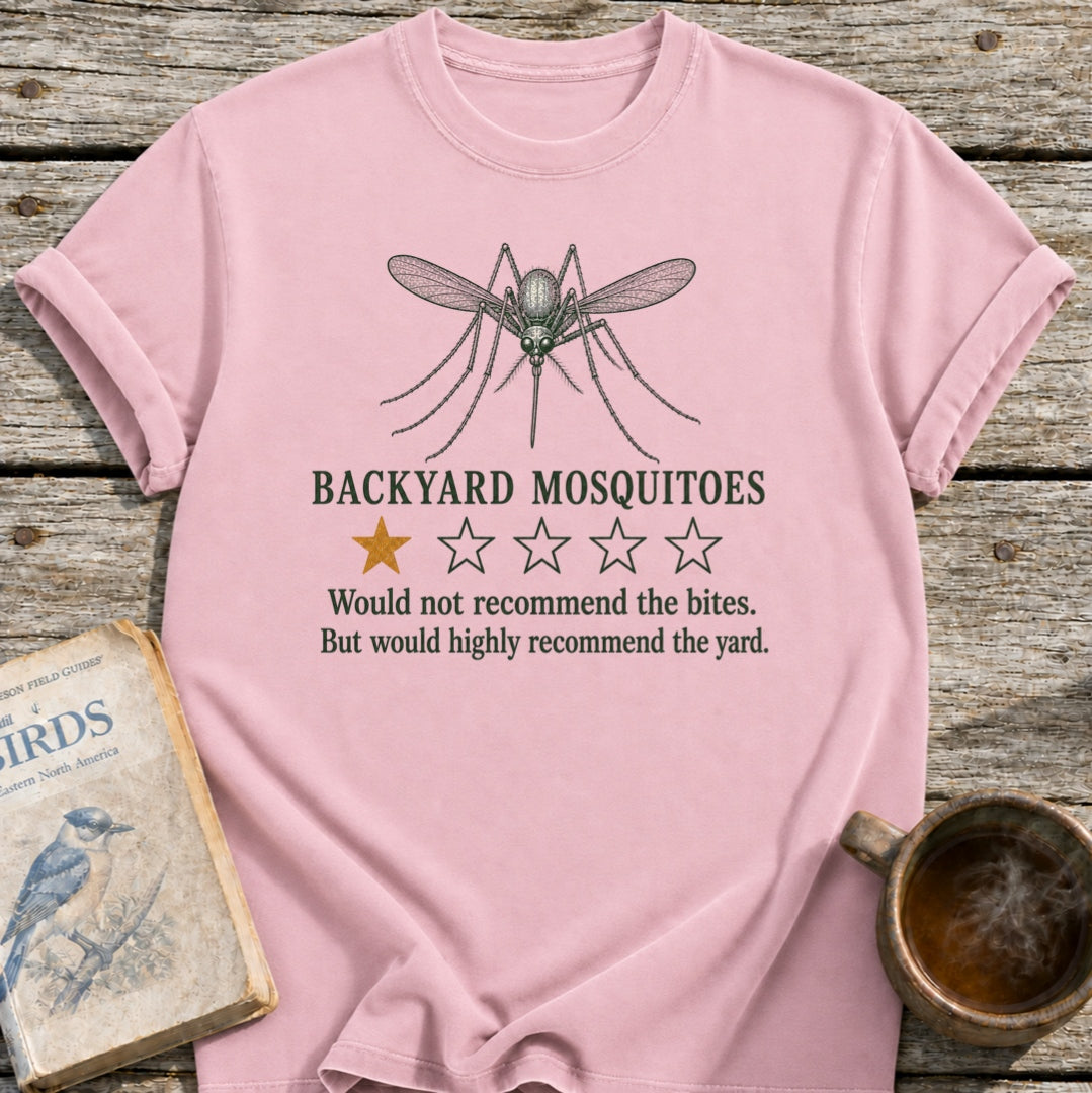 Backyard Mosquitoes Review T-Shirt