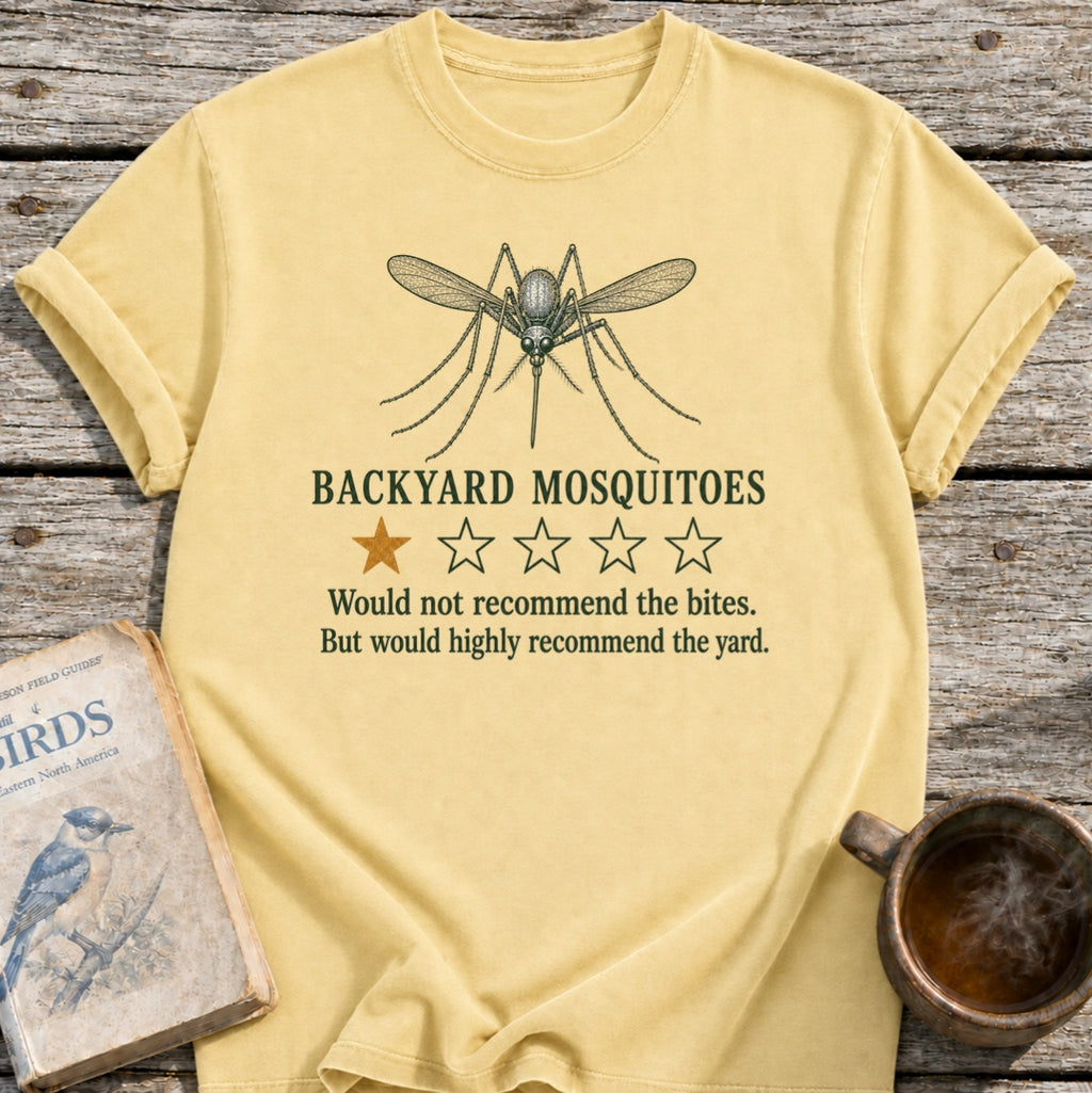 Backyard Mosquitoes Review T-Shirt