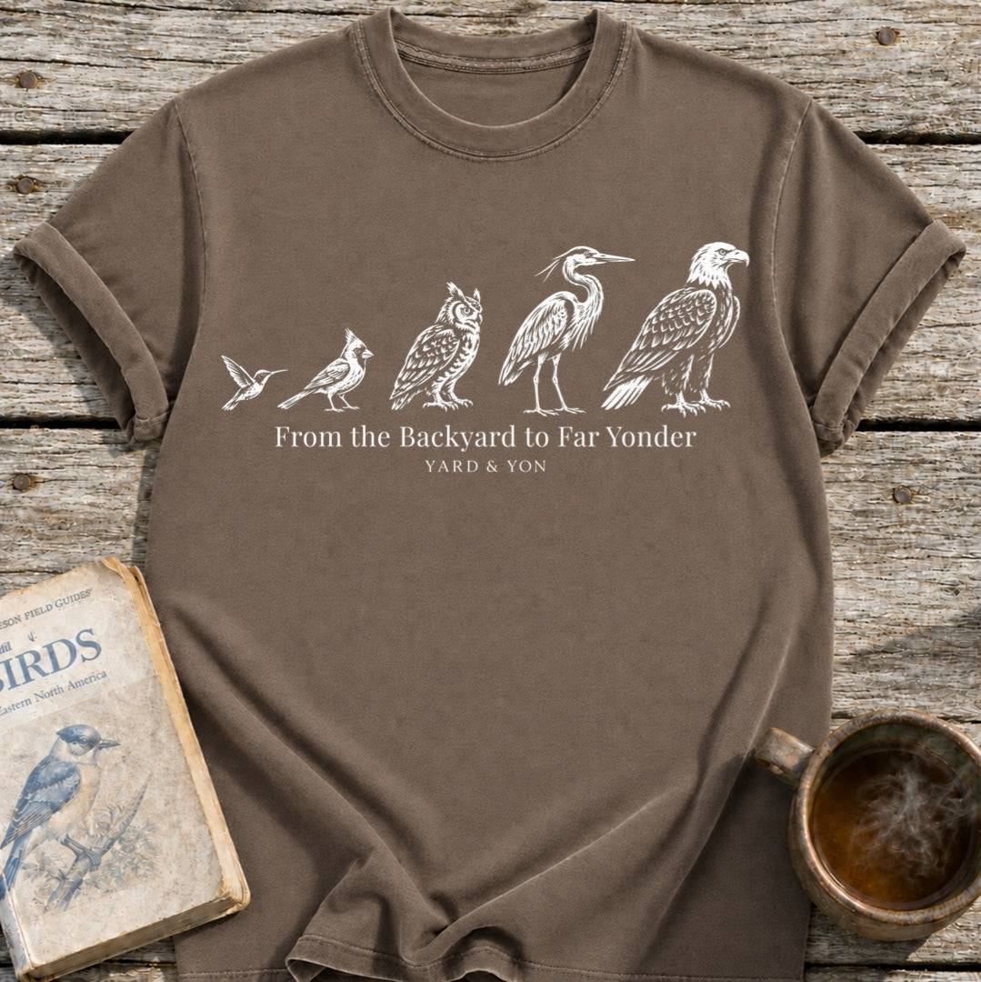 Backyard to Far Yonder Birds T-Shirt
