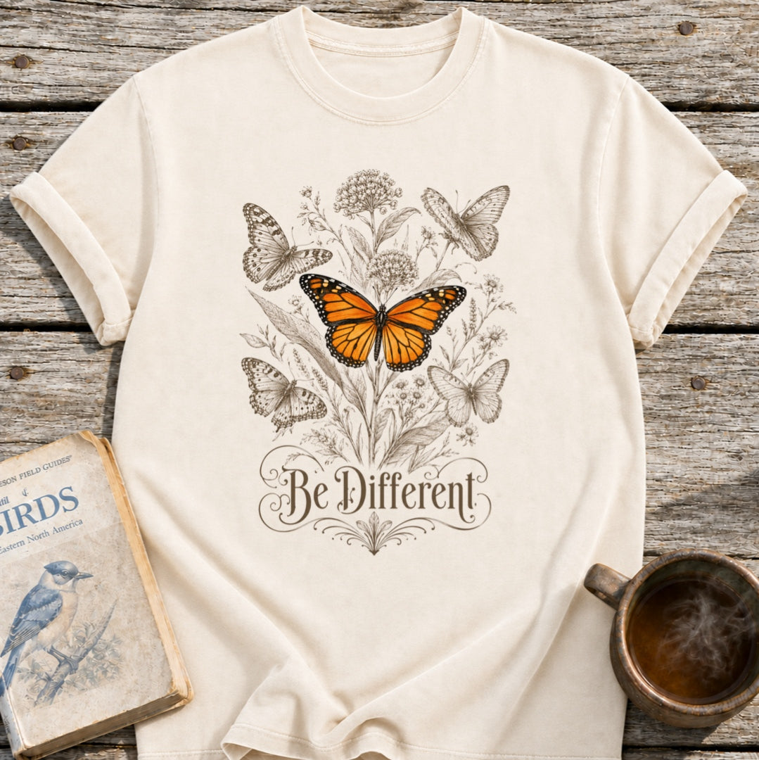 Be Different Butterfly T-Shirt