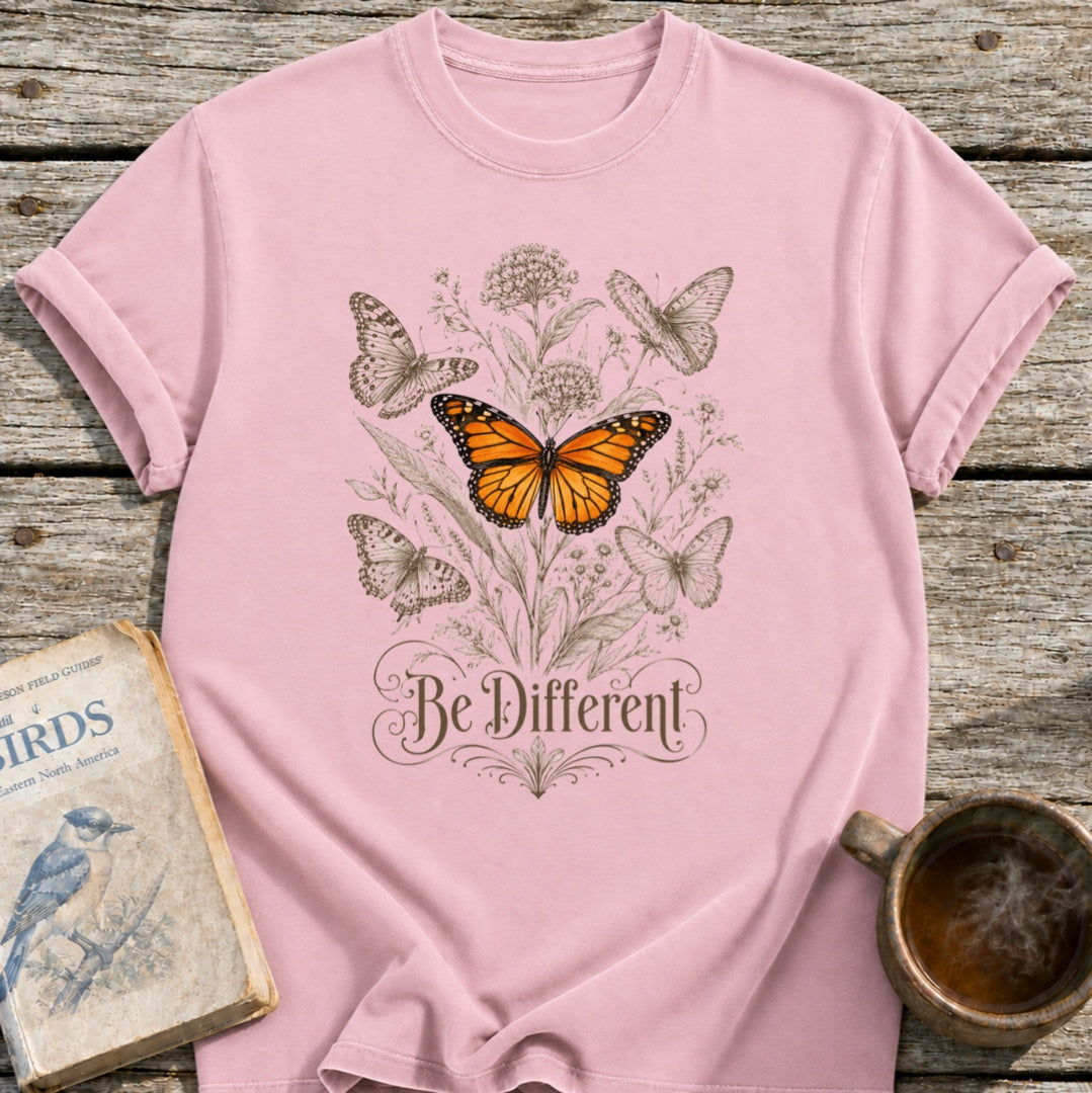 Be Different Butterfly T-Shirt