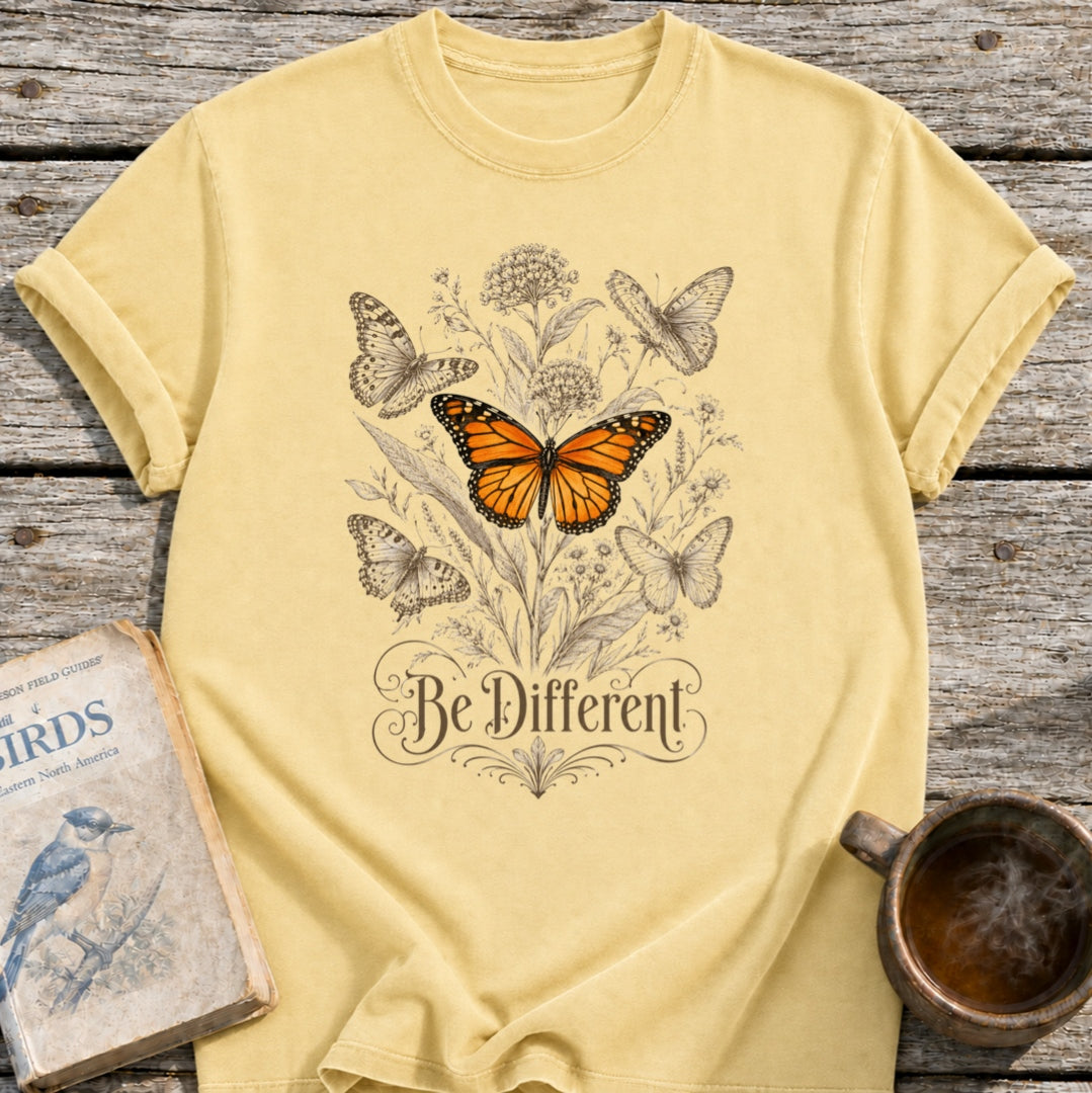 Be Different Butterfly T-Shirt