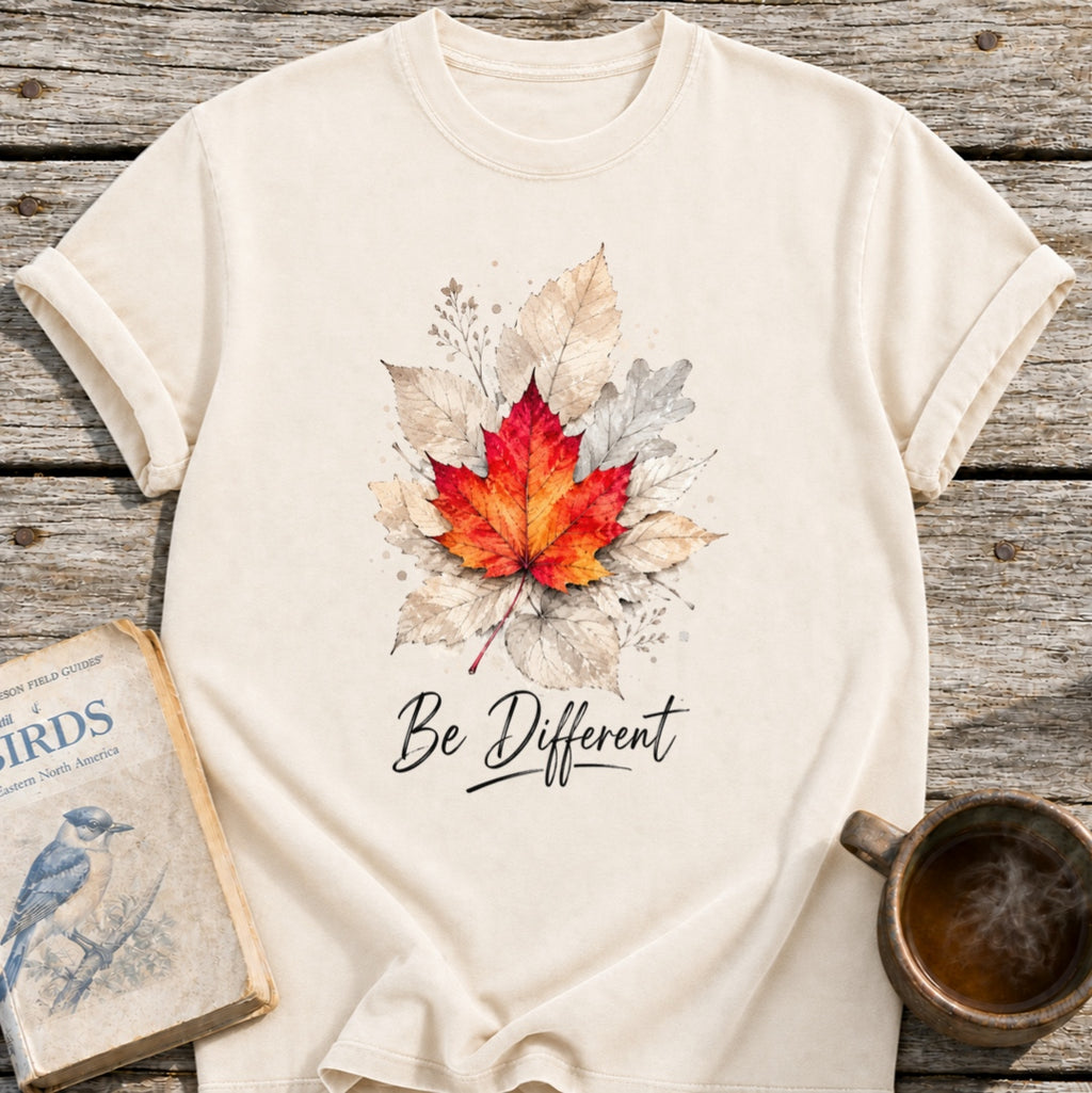 Be Different Leaf T-Shirt