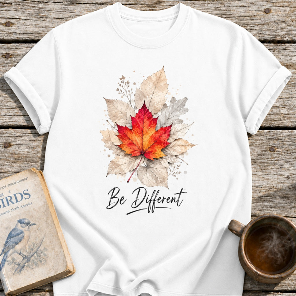 Be Different Leaf T-Shirt