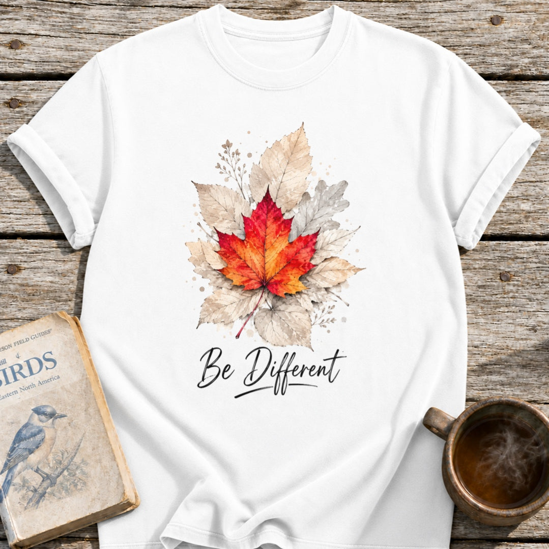 Be Different Leaf T-Shirt