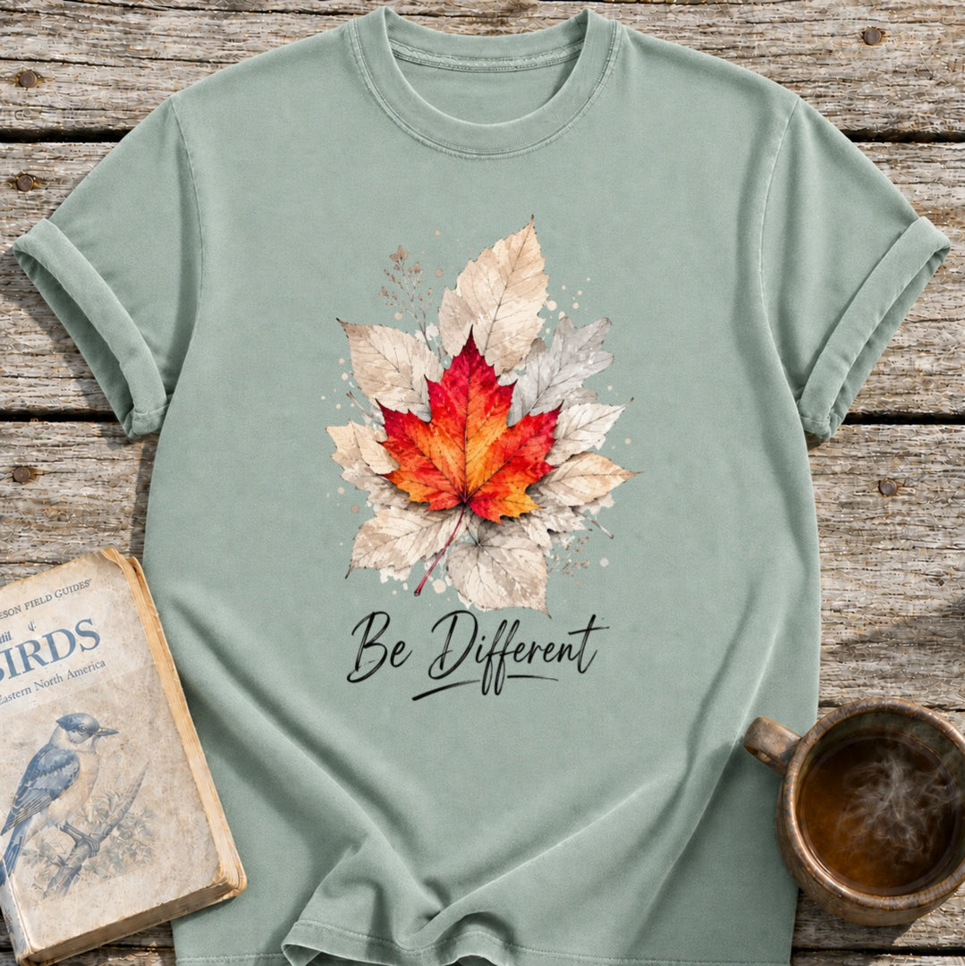 Be Different Leaf T-Shirt