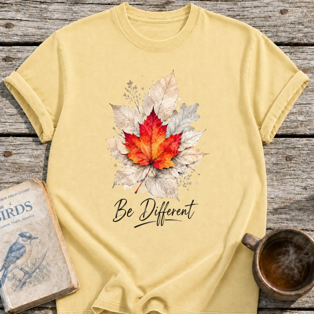 Be Different Leaf T-Shirt