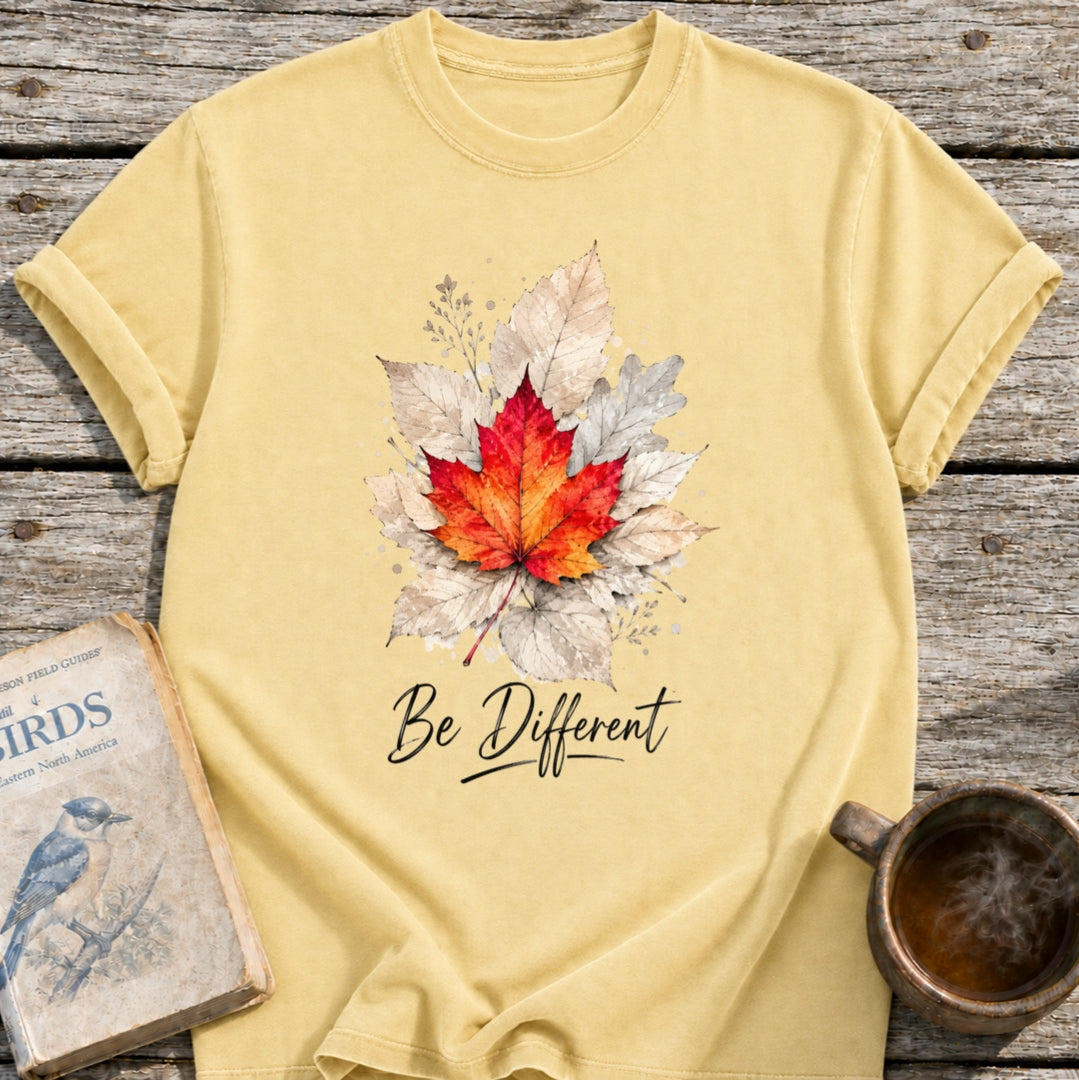 Be Different Leaf T-Shirt