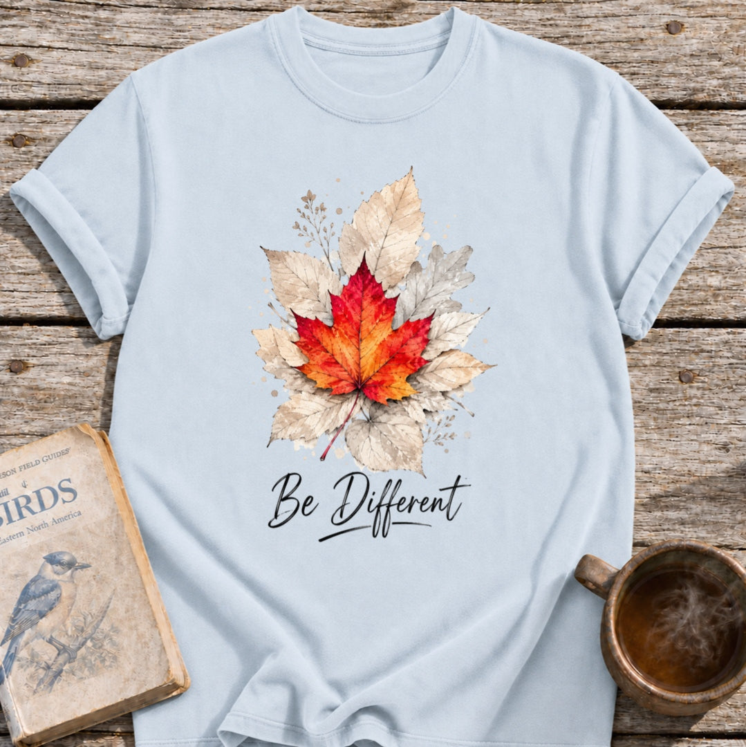 Be Different Leaf T-Shirt
