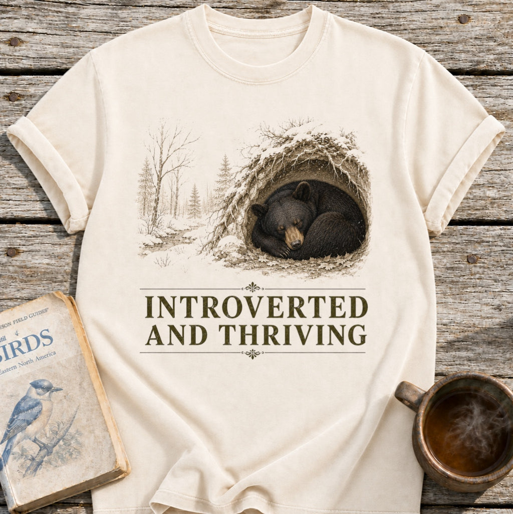 Bear Introverted and Thriving T-Shirt