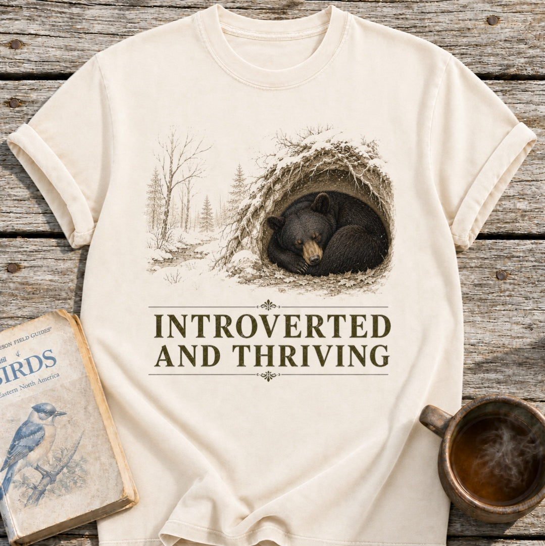 Bear Introverted and Thriving T-Shirt