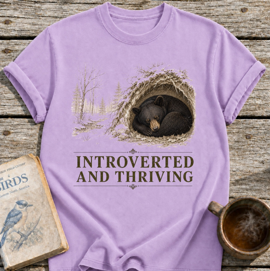 Bear Introverted and Thriving T-Shirt