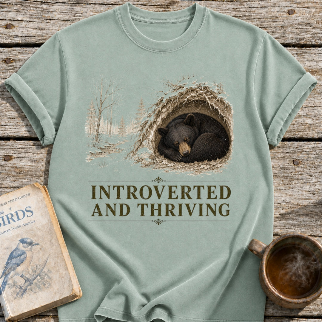 Bear Introverted and Thriving T-Shirt