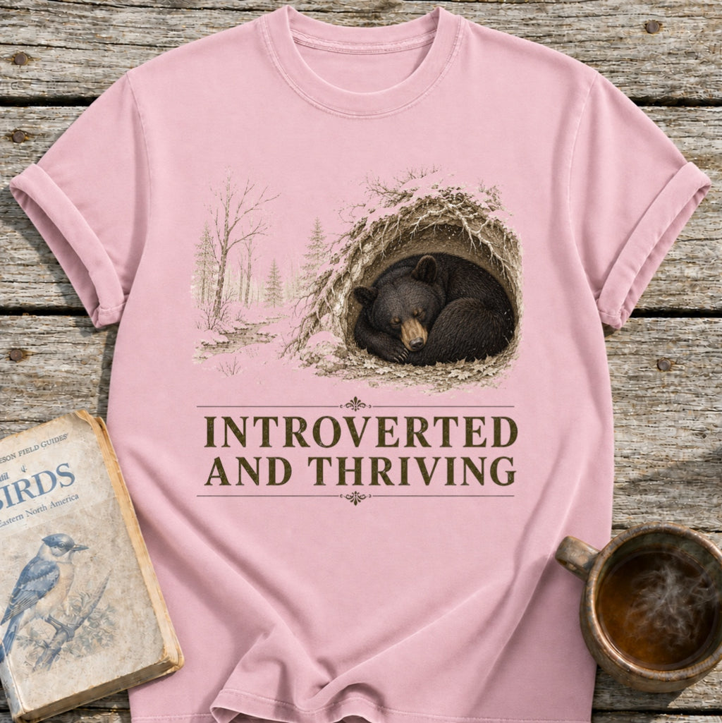 Bear Introverted and Thriving T-Shirt