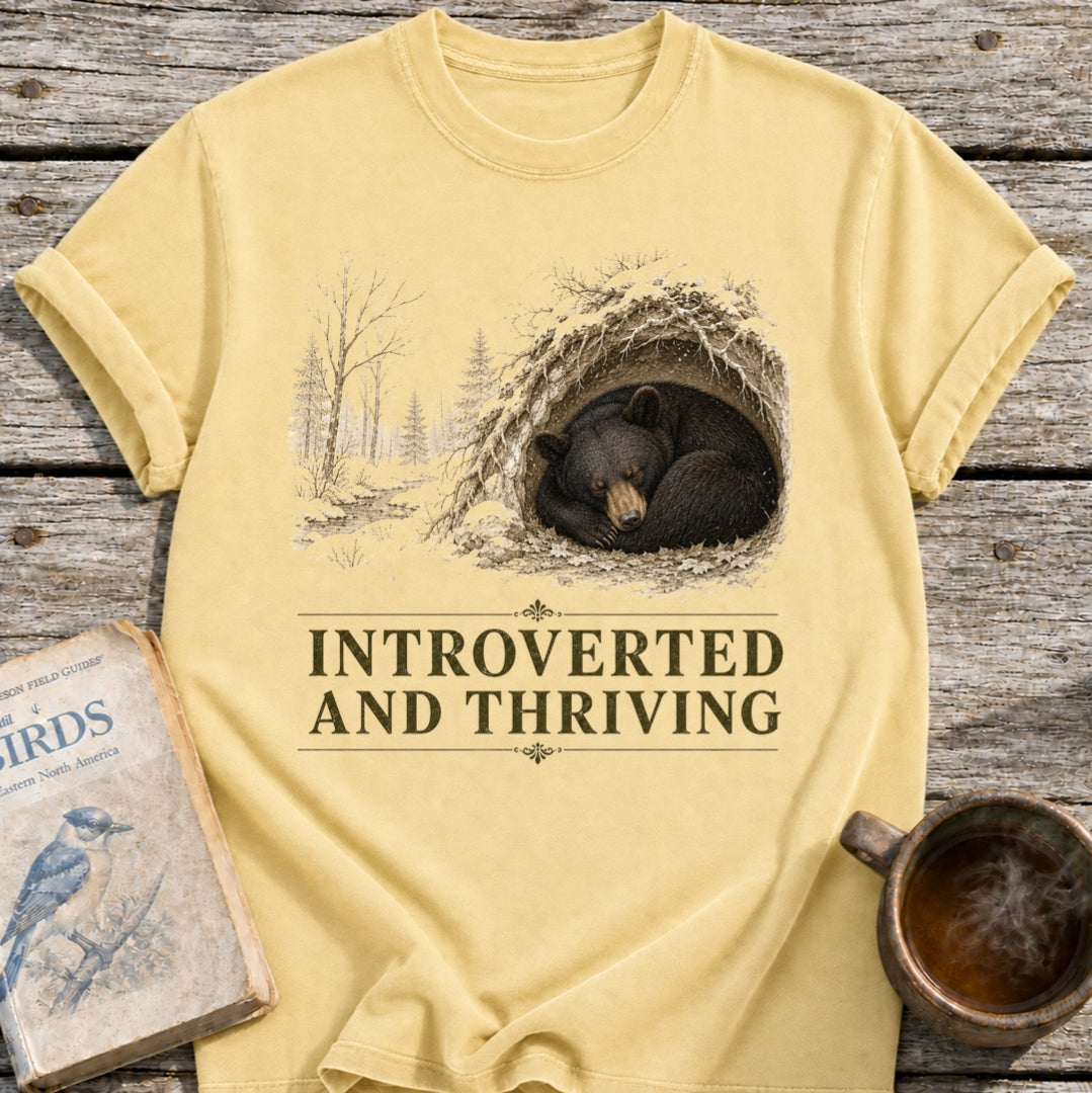 Bear Introverted and Thriving T-Shirt