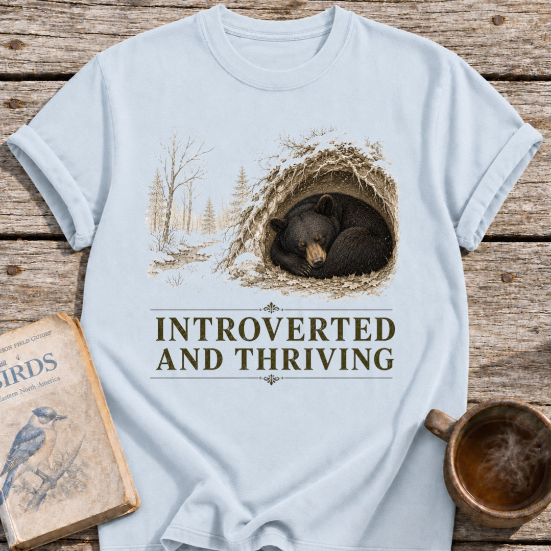 Bear Introverted and Thriving T-Shirt