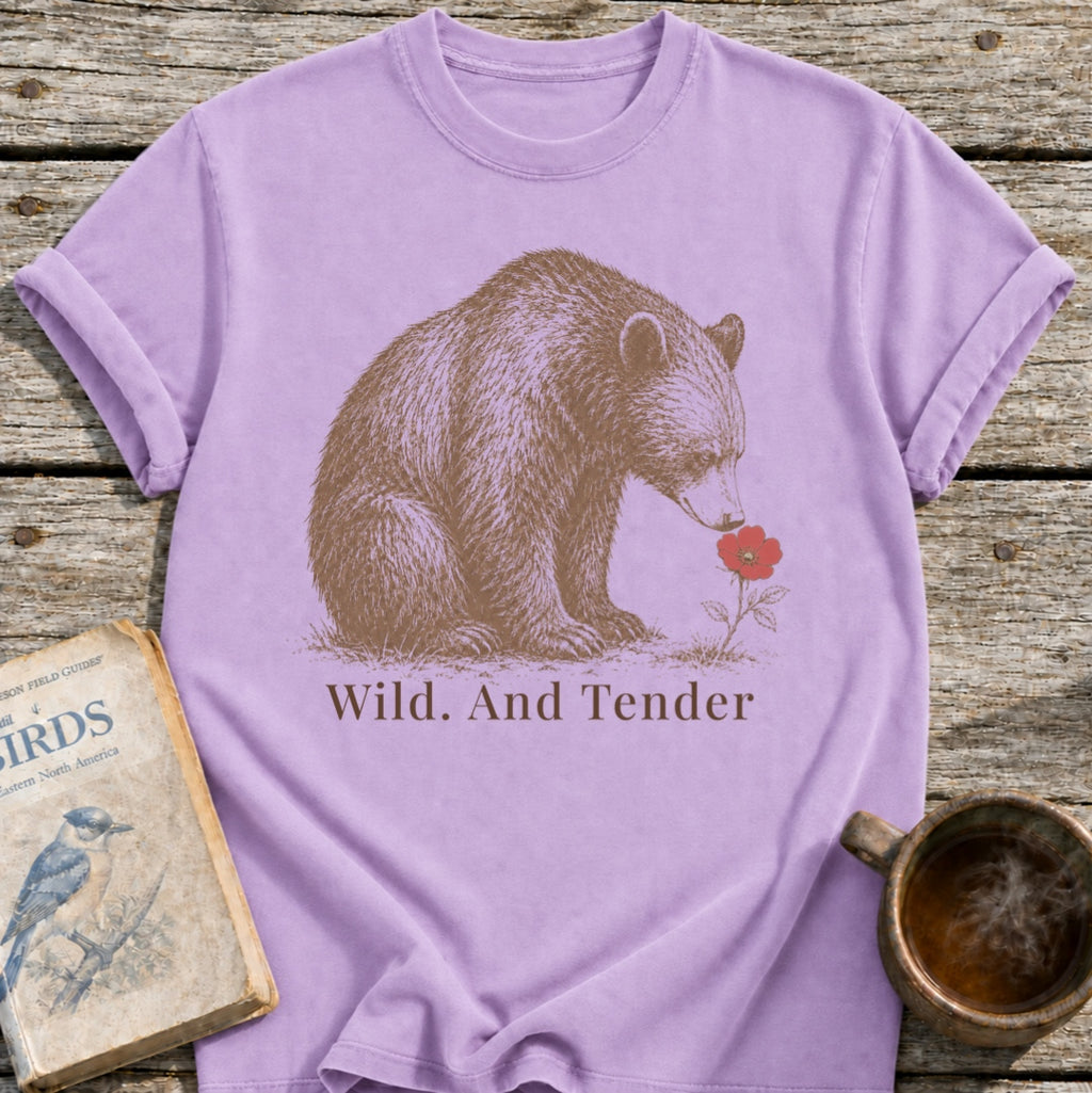 Bear Wild. And Tender Flower T-Shirt