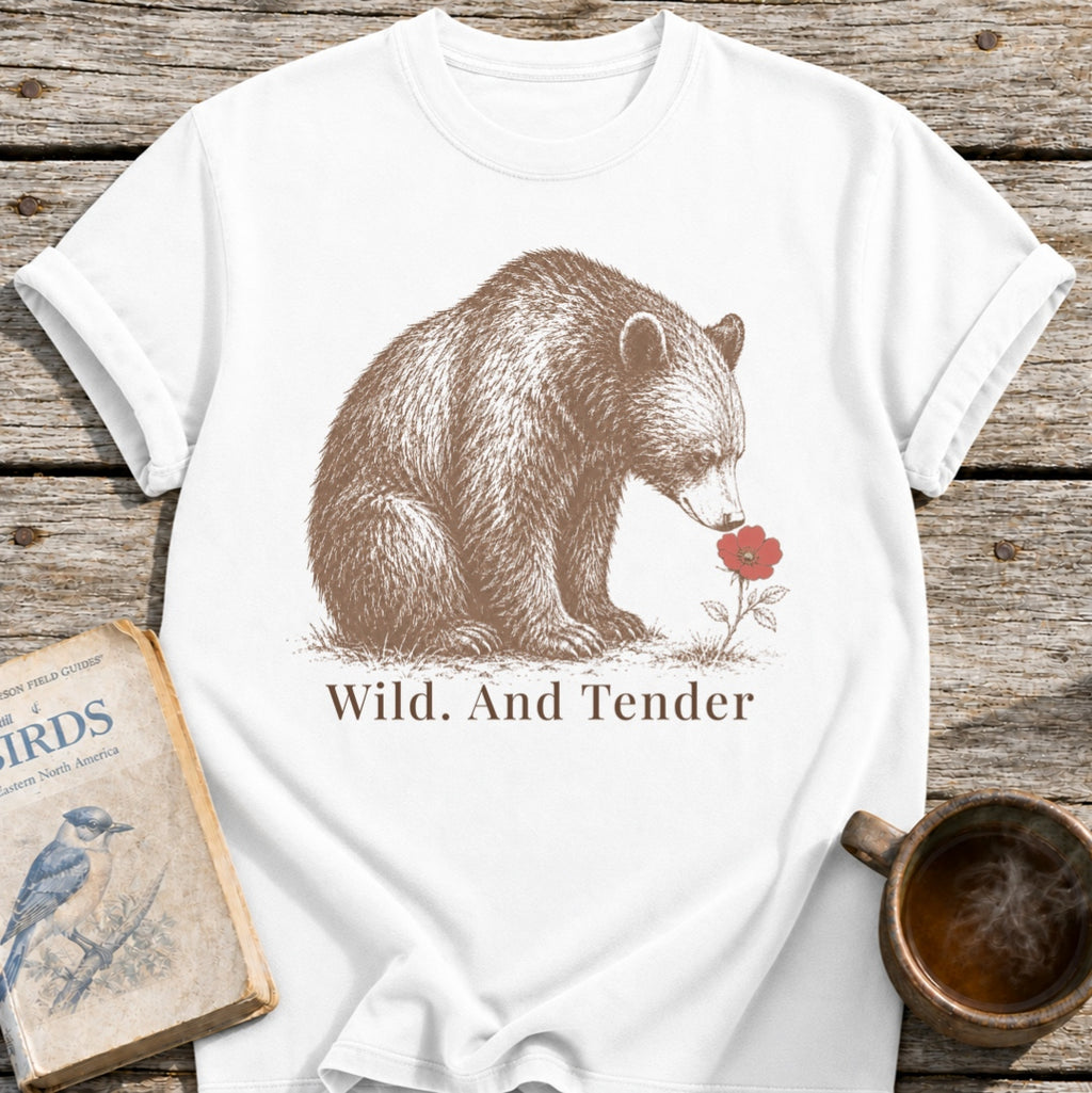 Bear Wild. And Tender Flower T-Shirt