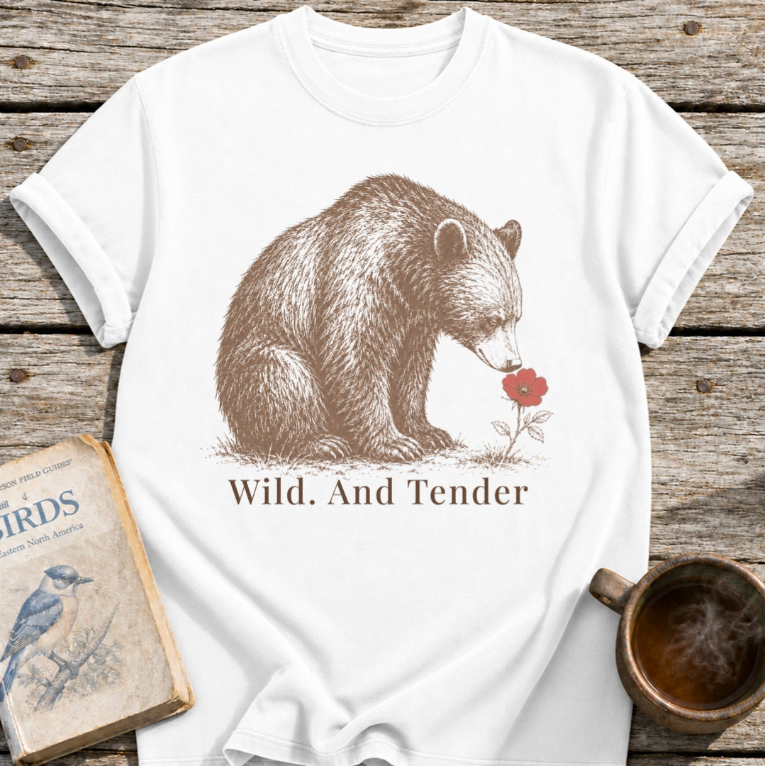 Bear Wild. And Tender Flower T-Shirt