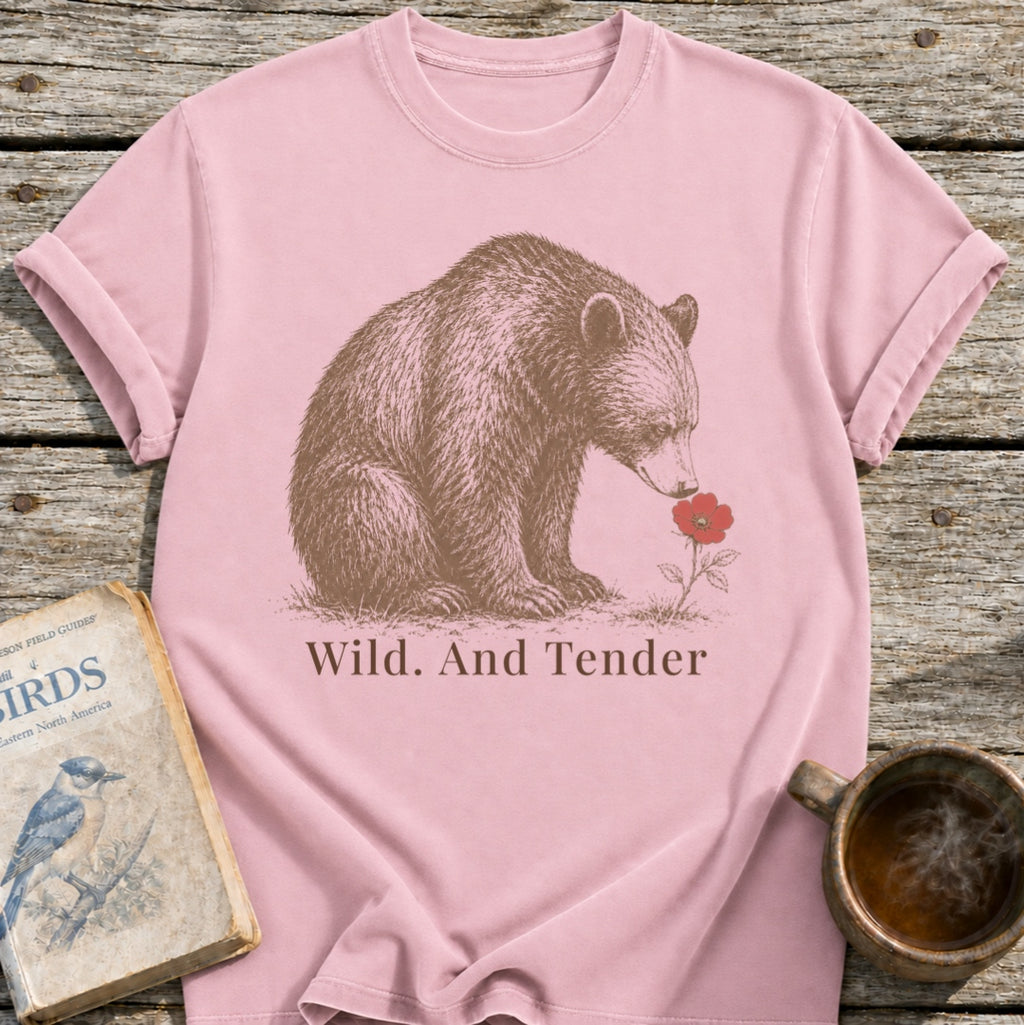 Bear Wild. And Tender Flower T-Shirt