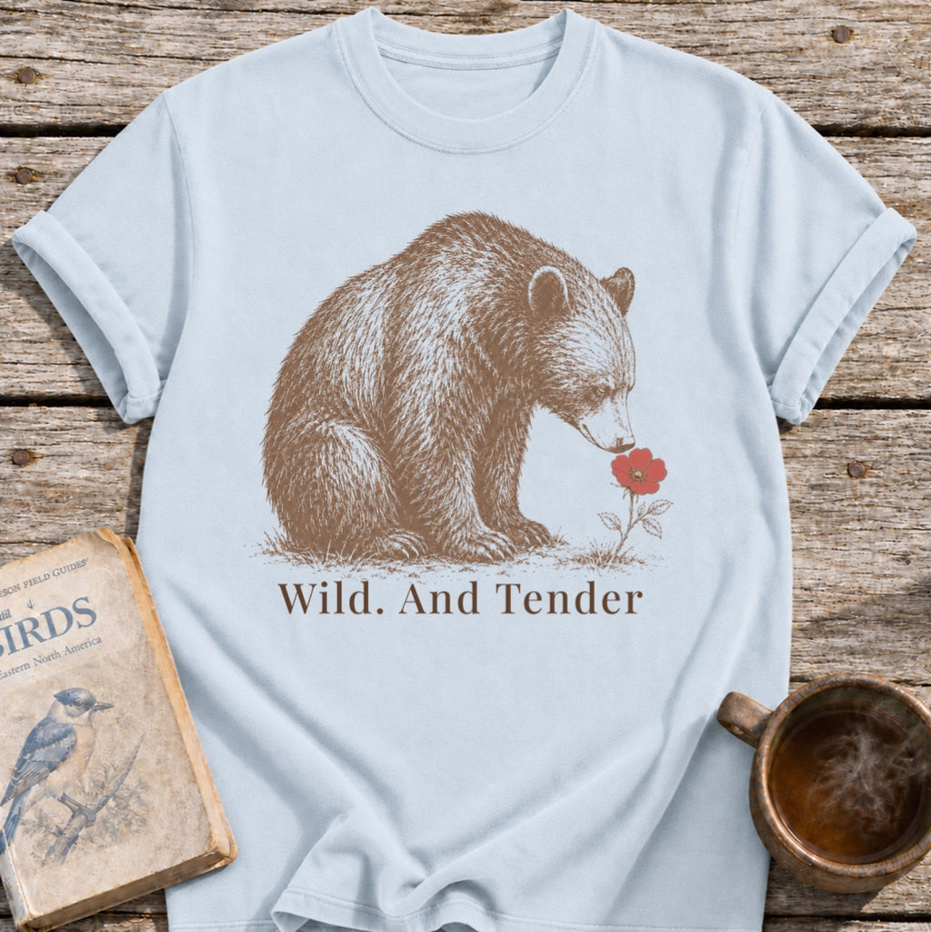 Bear Wild. And Tender Flower T-Shirt