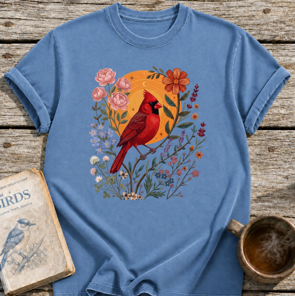 Cardinal Floral Sun T-Shirt