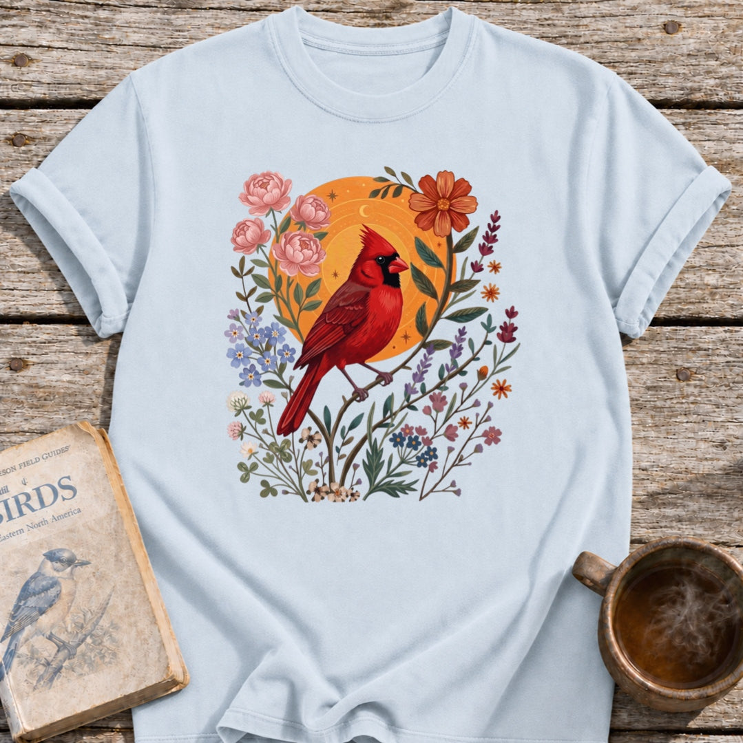 Cardinal Floral Sun T-Shirt