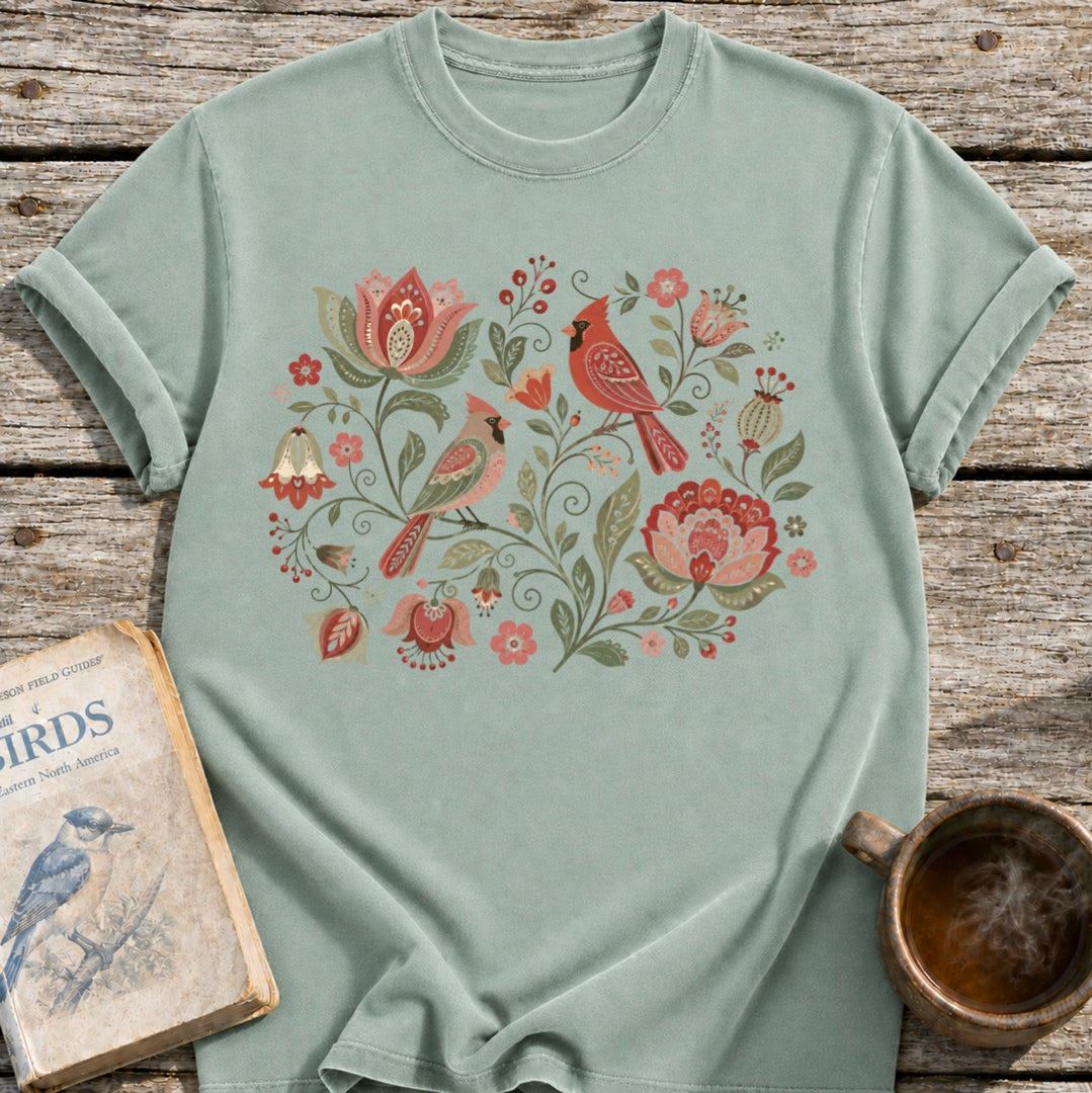 Cardinals Floral T-Shirt