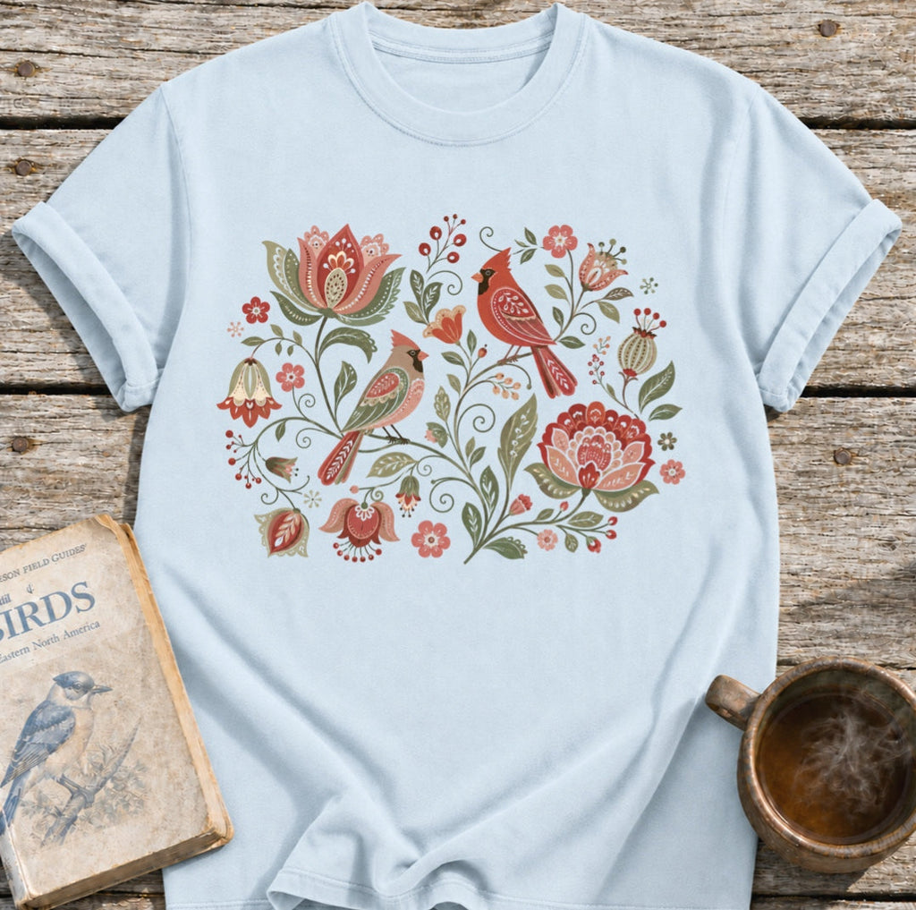 Cardinals Floral T-Shirt
