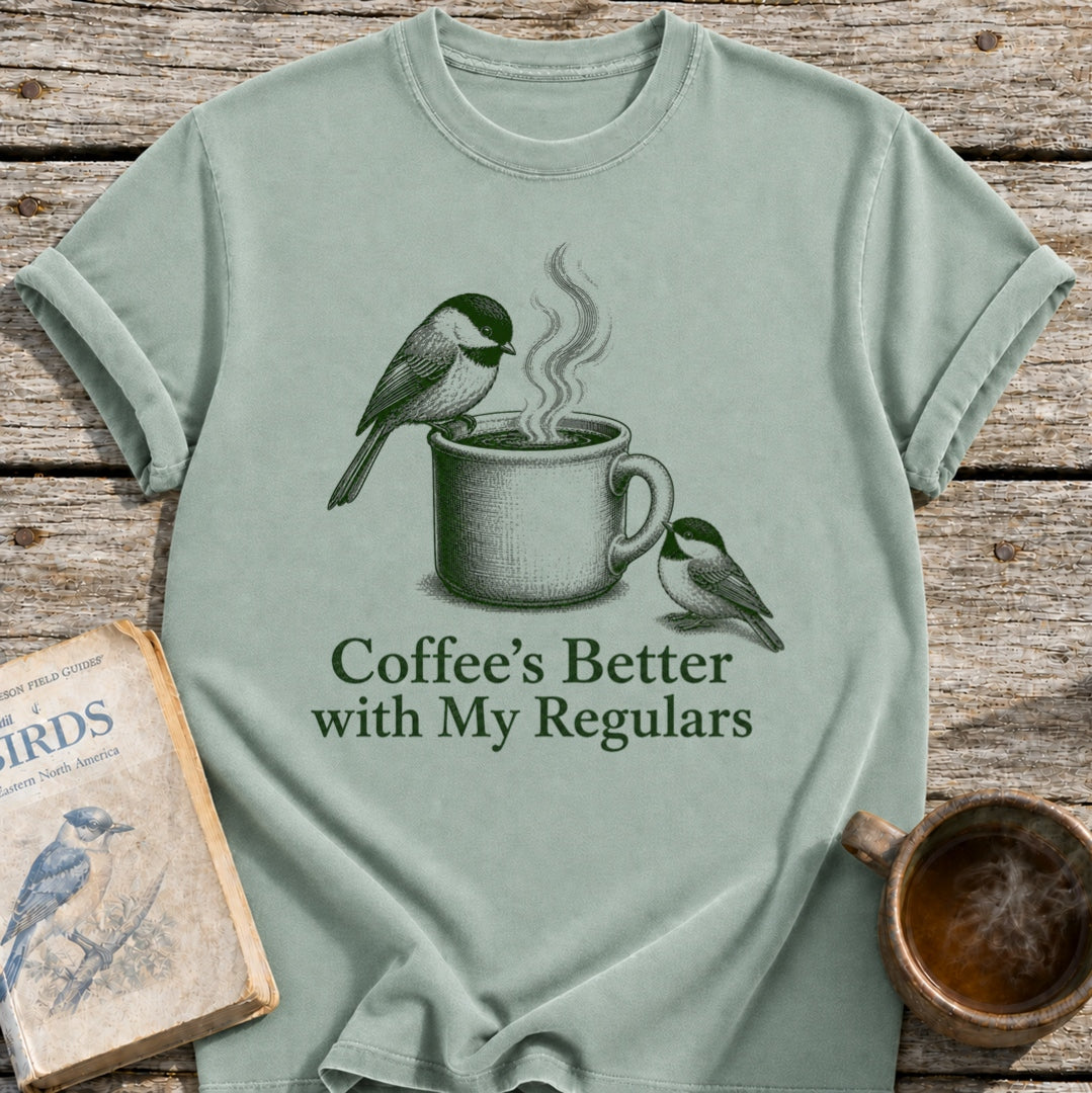 Coffee's Better Birds T-Shirt