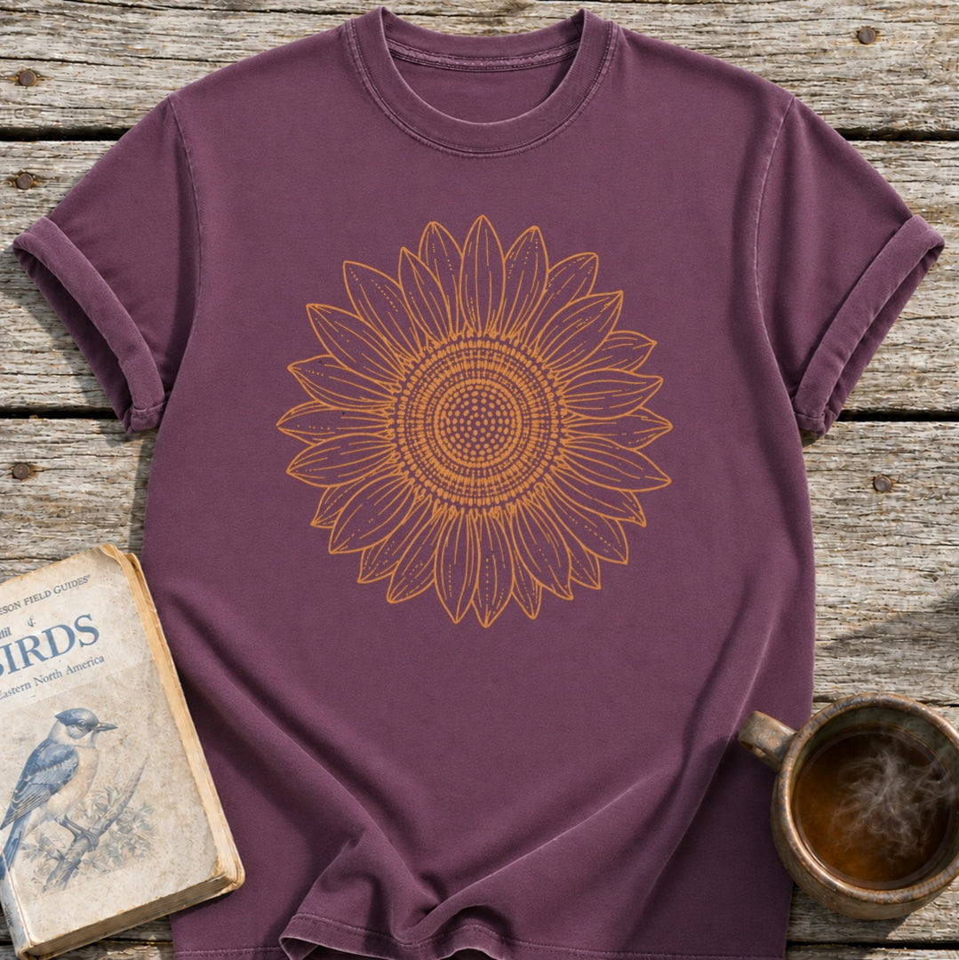 Copper Sunflower T-Shirt