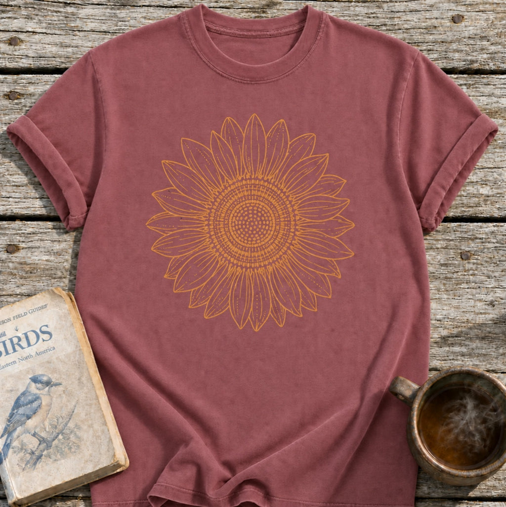 Copper Sunflower T-Shirt