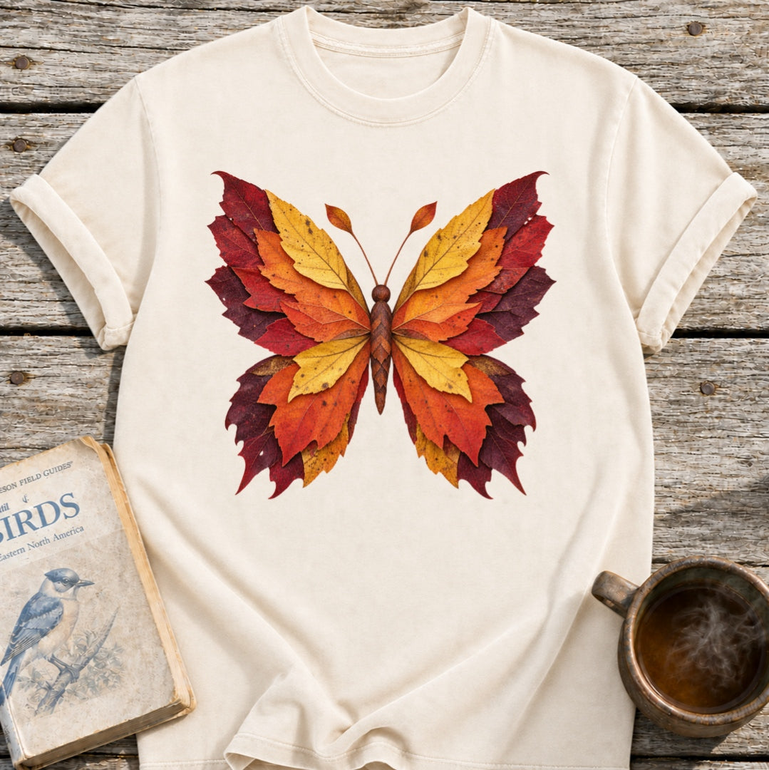 Fall Leaf Butterfly T-Shirt