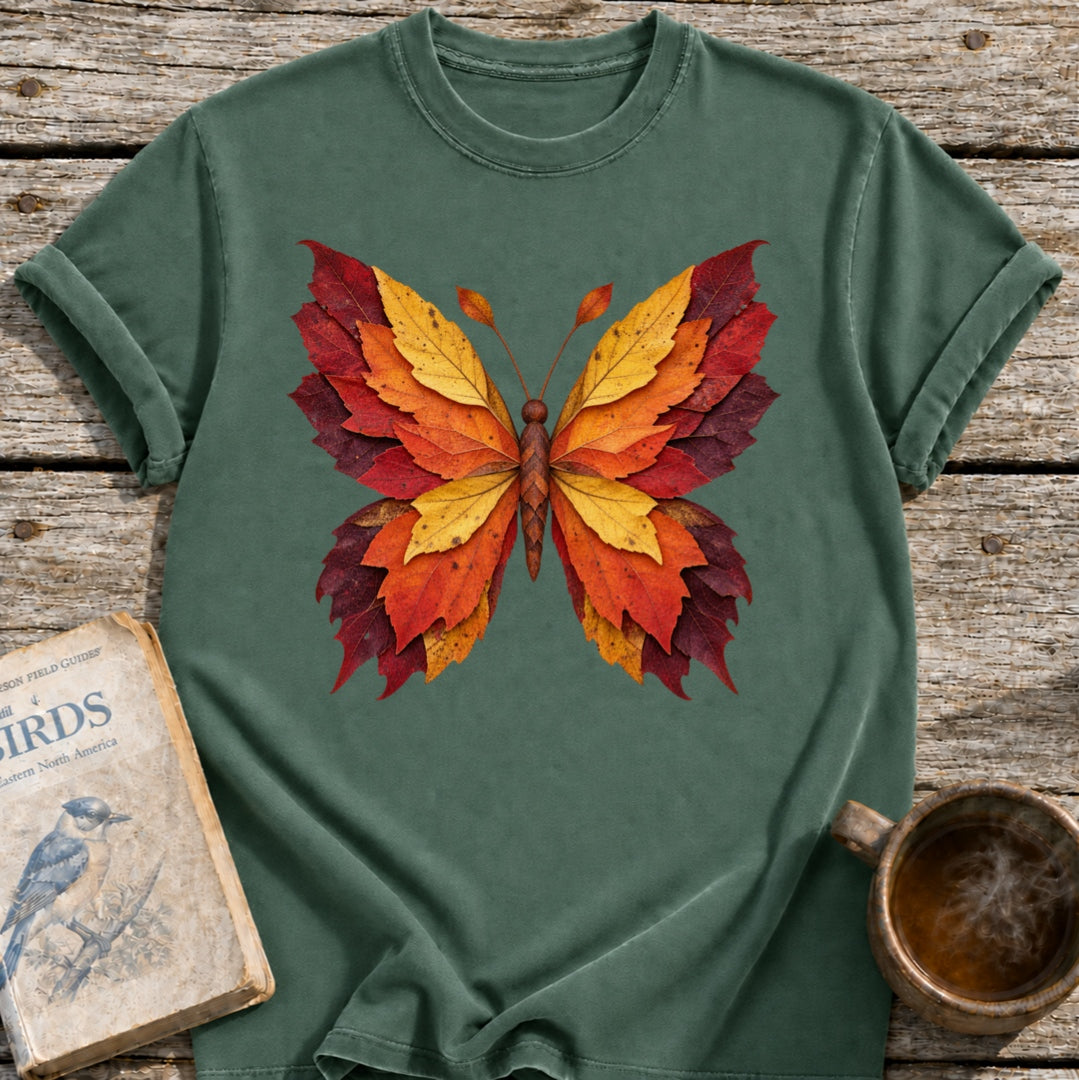 Fall Leaf Butterfly T-Shirt