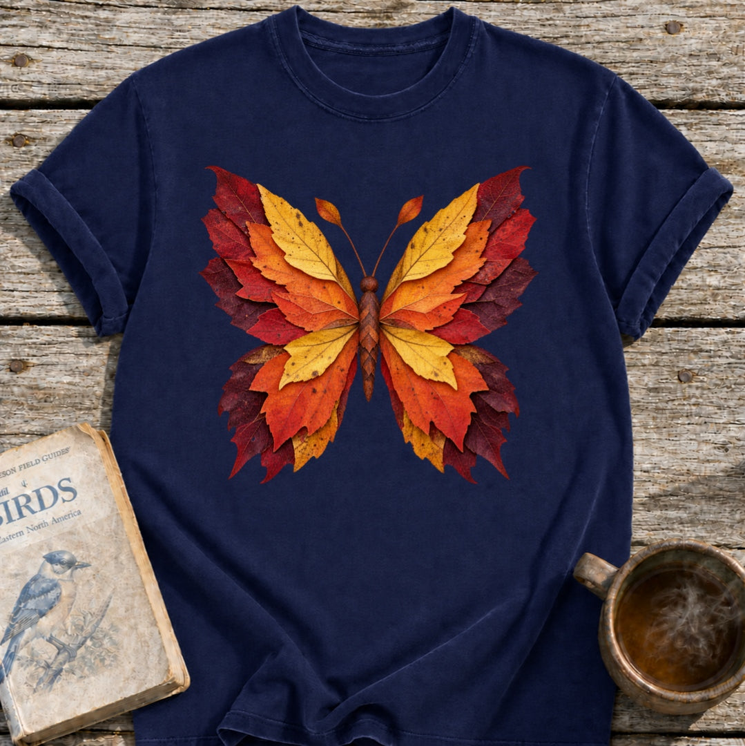 Fall Leaf Butterfly T-Shirt