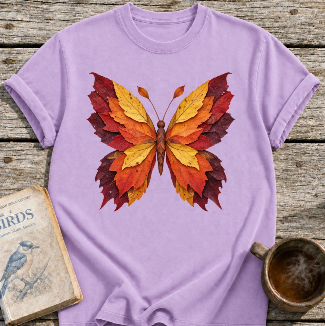 Fall Leaf Butterfly T-Shirt