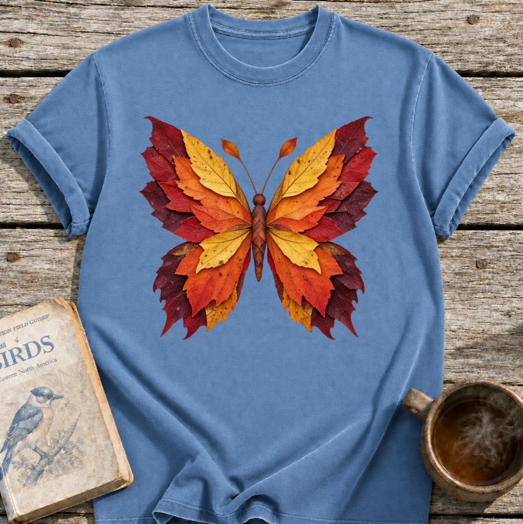 Fall Leaf Butterfly T-Shirt