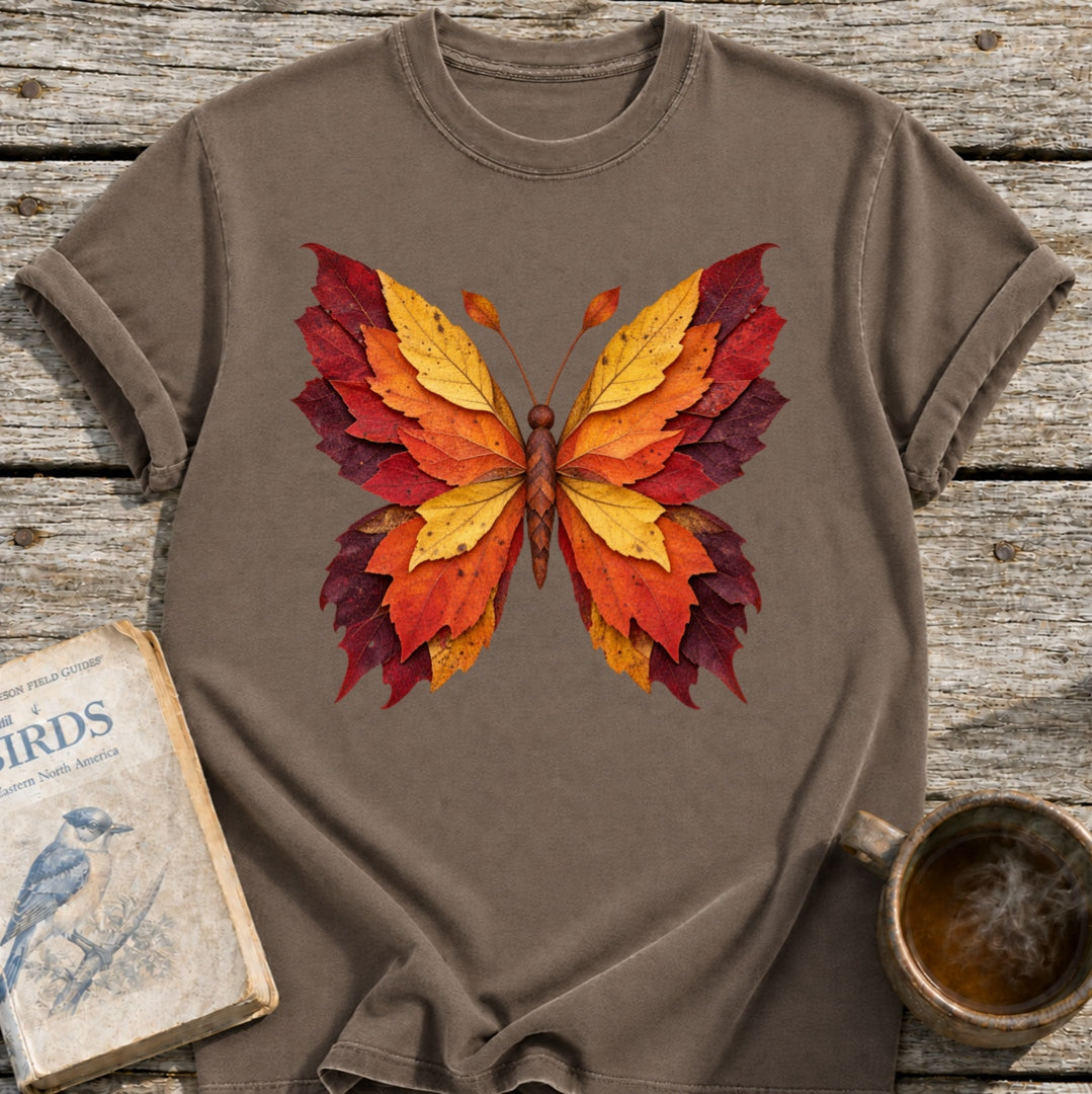 Fall Leaf Butterfly T-Shirt