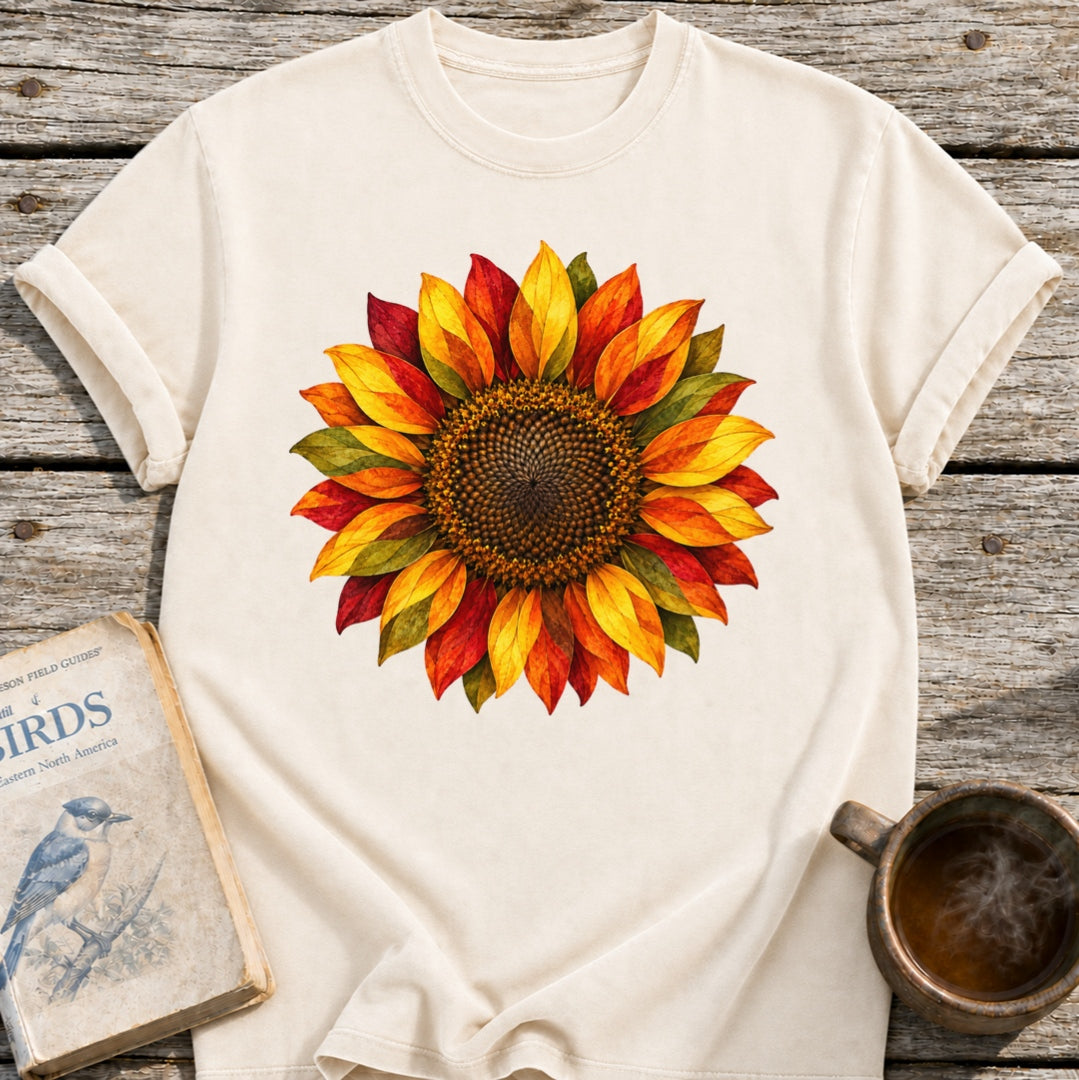 "Fall" Sunflower T-Shirt