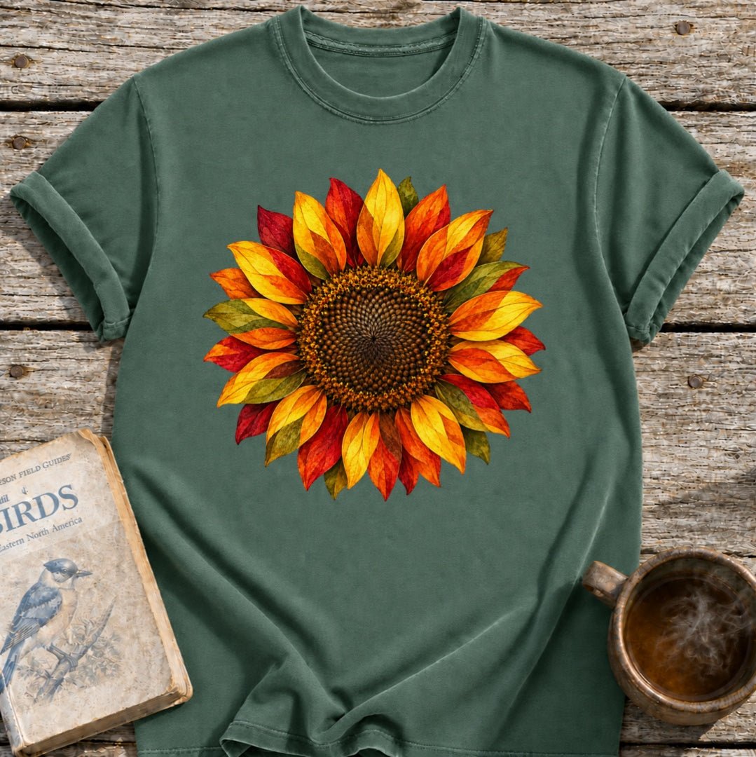 "Fall" Sunflower T-Shirt