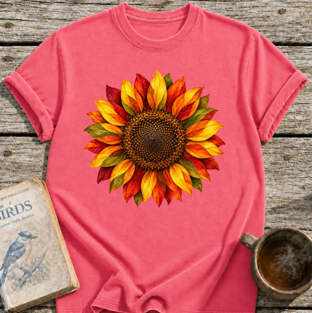 "Fall" Sunflower T-Shirt