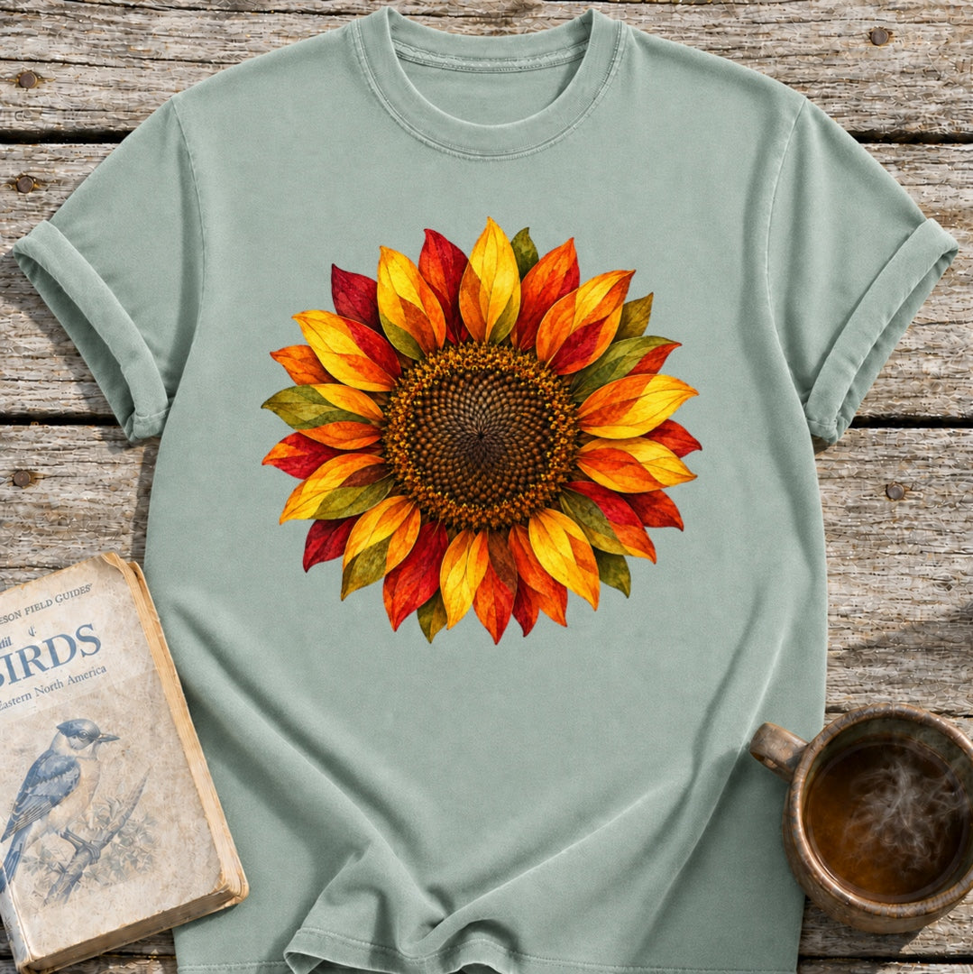 "Fall" Sunflower T-Shirt