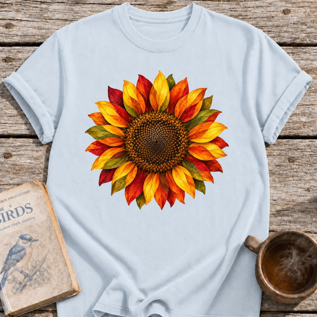 "Fall" Sunflower T-Shirt
