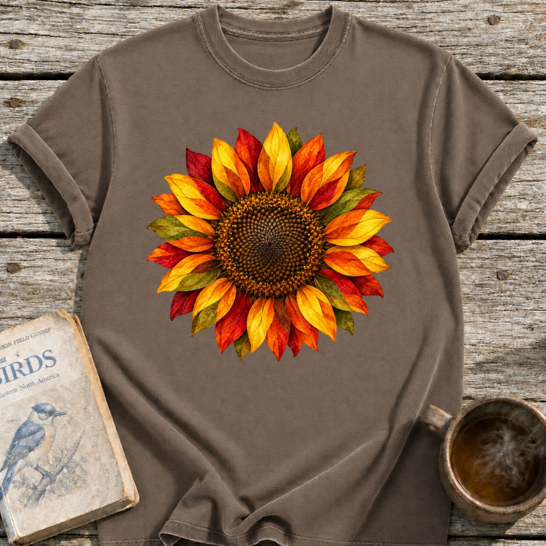 "Fall" Sunflower T-Shirt