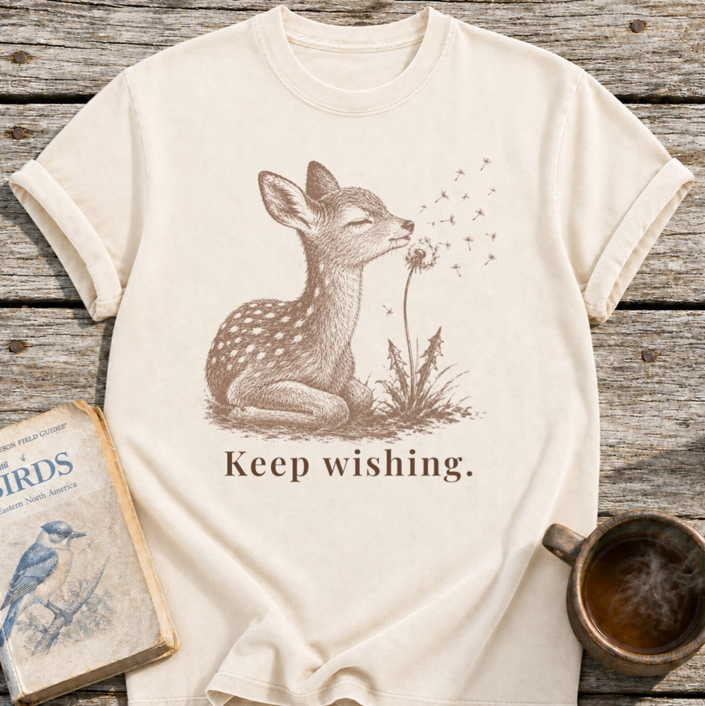 Fawn Keeping Wishing T-Shirt
