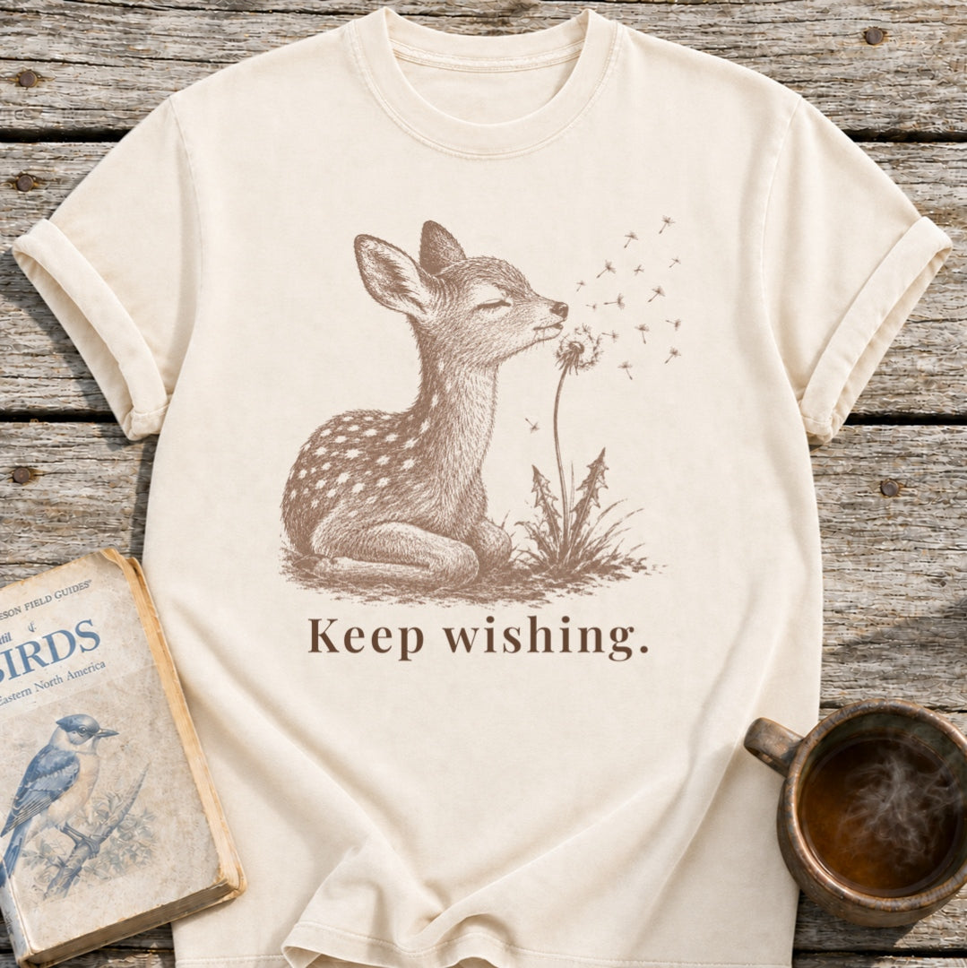 Fawn Keeping Wishing T-Shirt