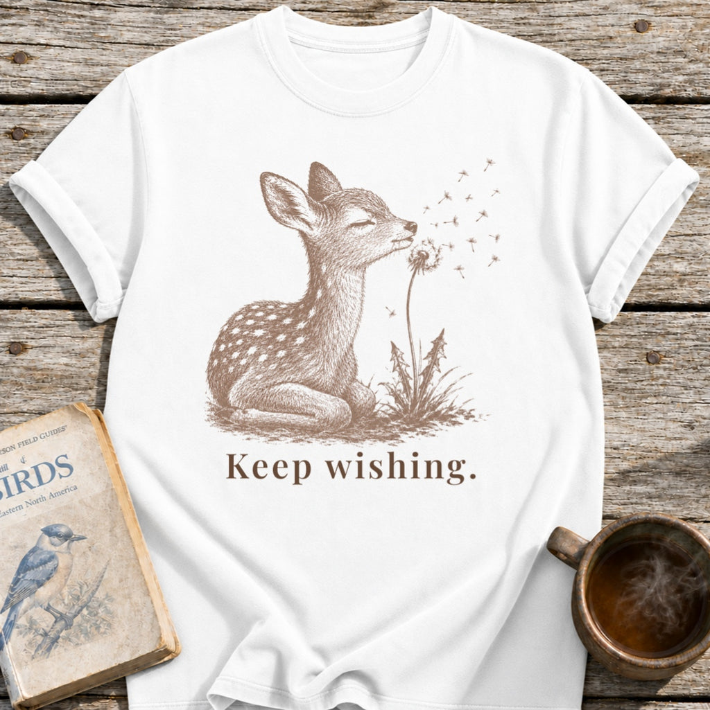 Fawn Keeping Wishing T-Shirt