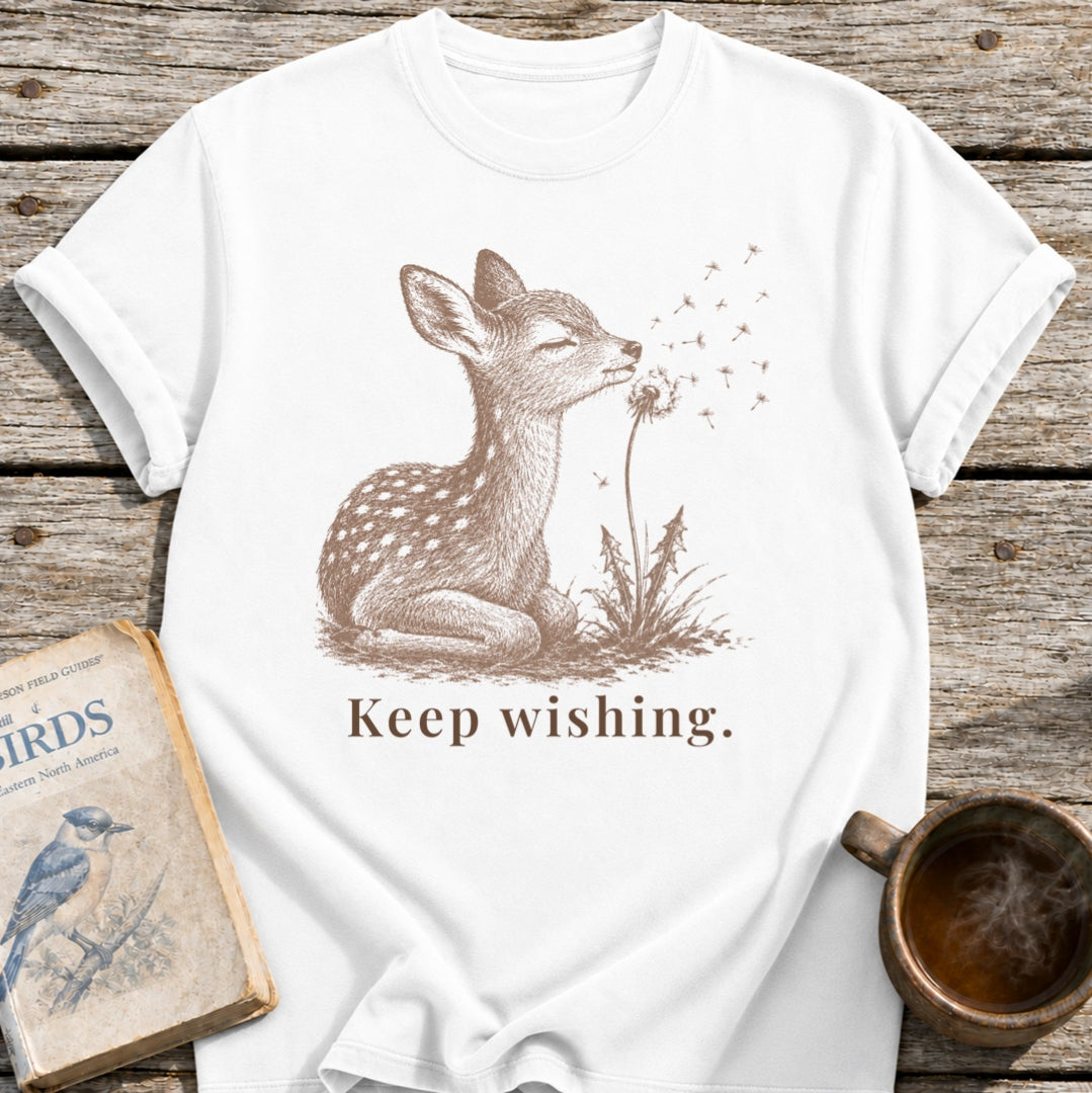 Fawn Keeping Wishing T-Shirt